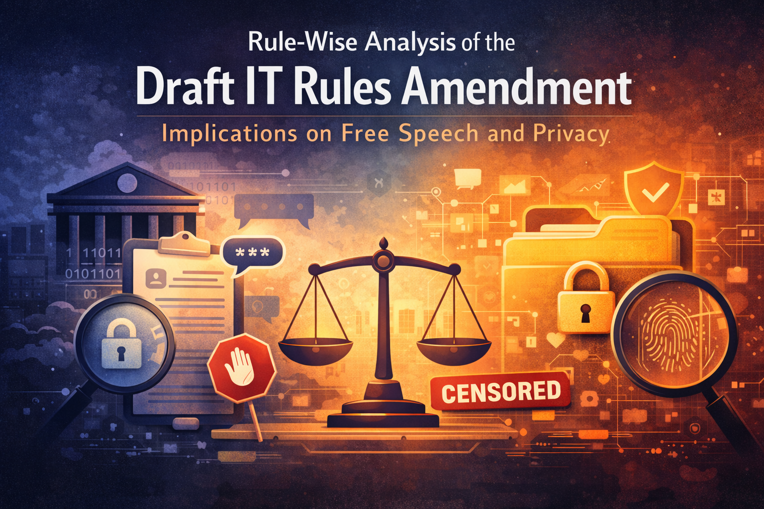 Rule-Wise Analysis of the Draft IT Rules Amendment: Implications on Free Speech and Privacy